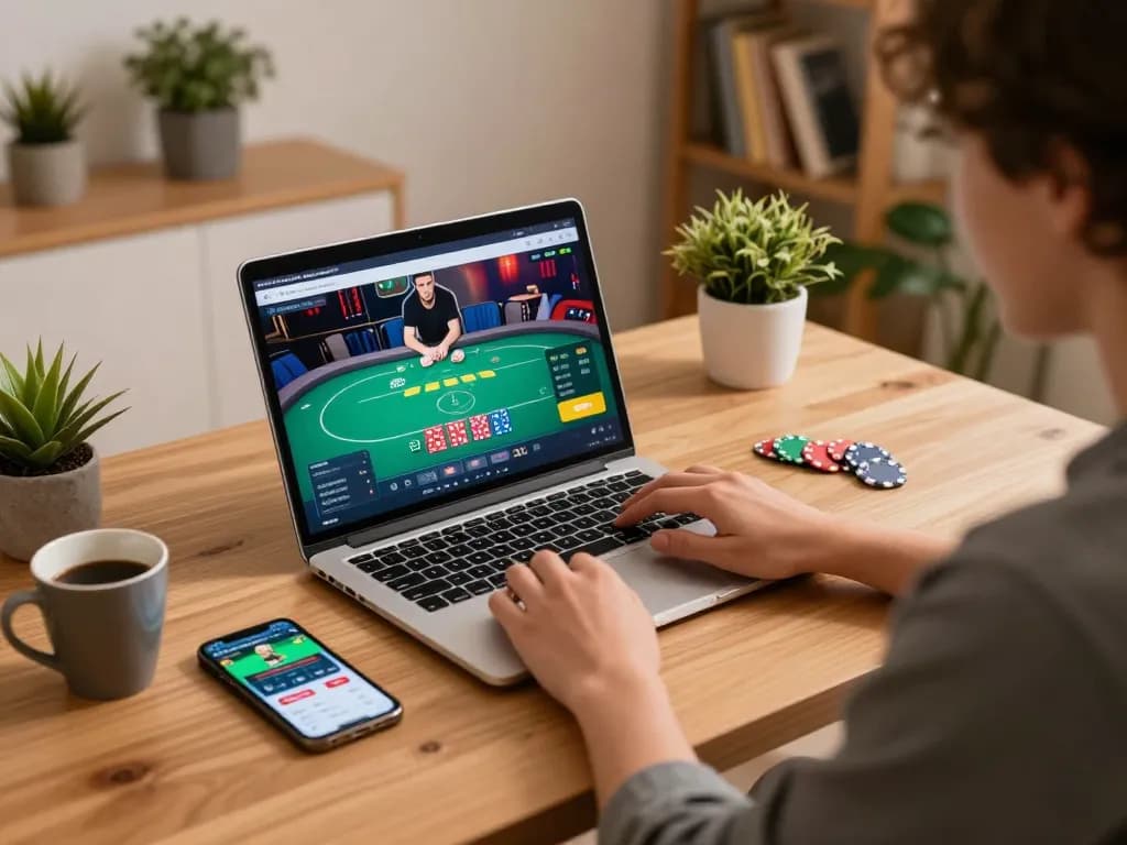 Experience strategic online poker gaming with 79KING on a vibrant home setup