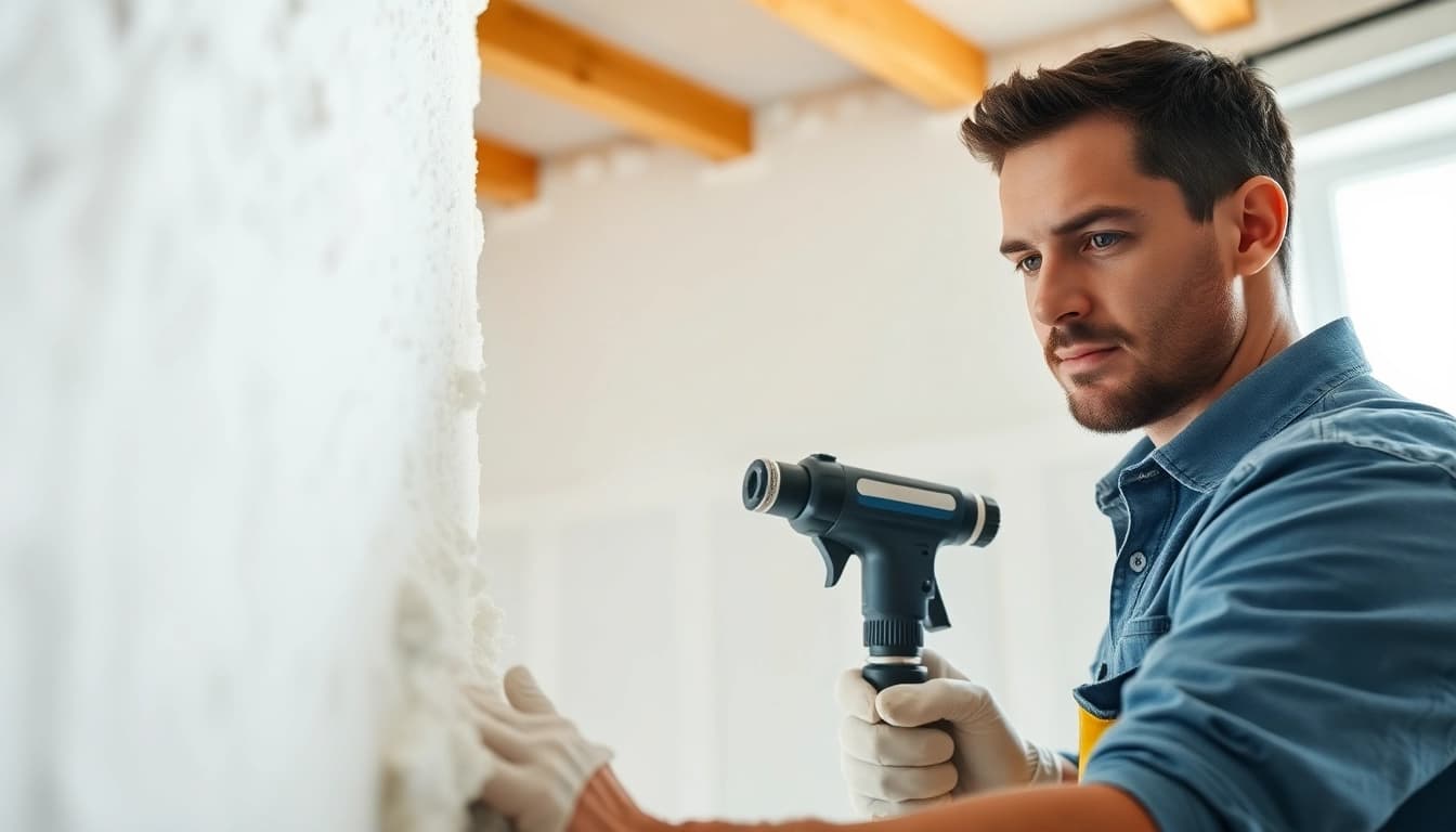 Engaging spray foam removal Littlehampton service showcased by a professional technician at work.