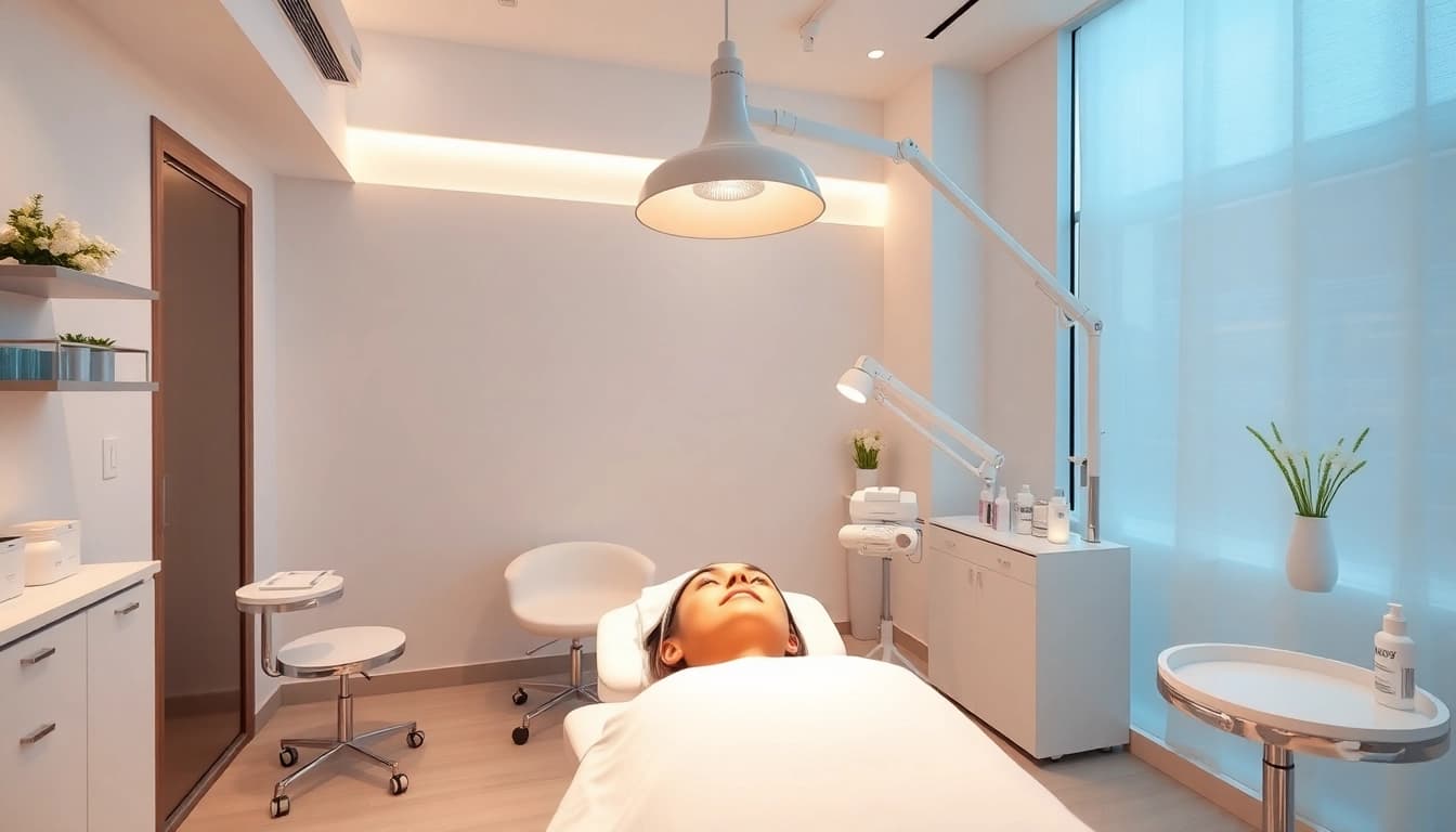 Experience rejuvenating tratament facial sibiu in our modern beauty clinic with serene ambiance.