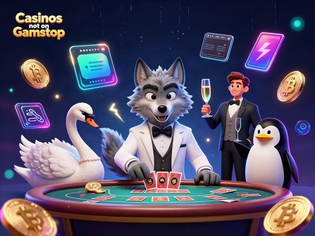 Engage in thrilling gameplay at Casinos not on Gamstop with vibrant 3D characters and casino elements.