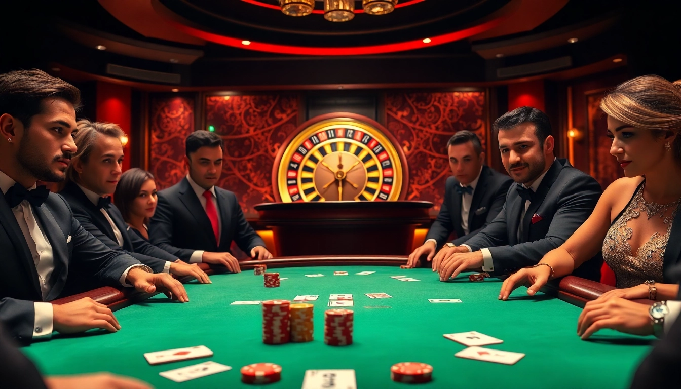 Experience high-stakes poker at https://abc8.lol/ with luxurious chips and vibrant casino atmosphere.
