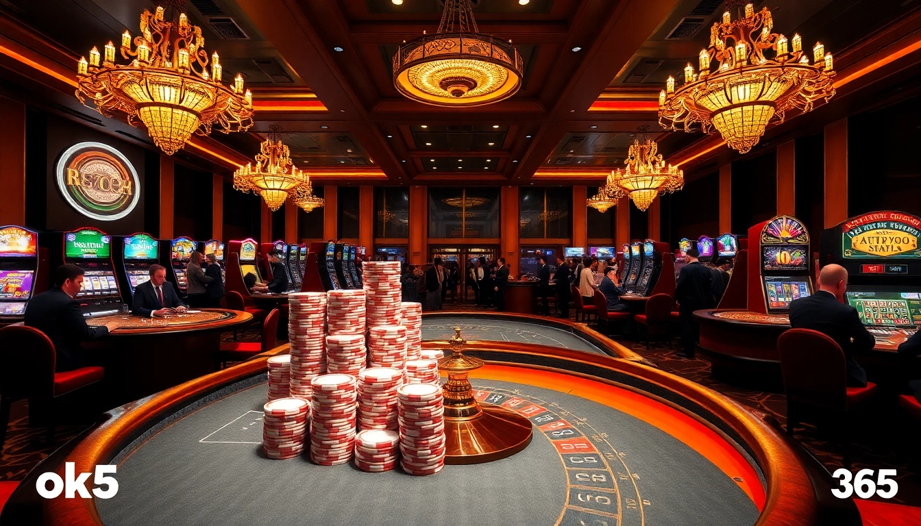 Experience the excitement of gambling at ok365's luxurious casino.