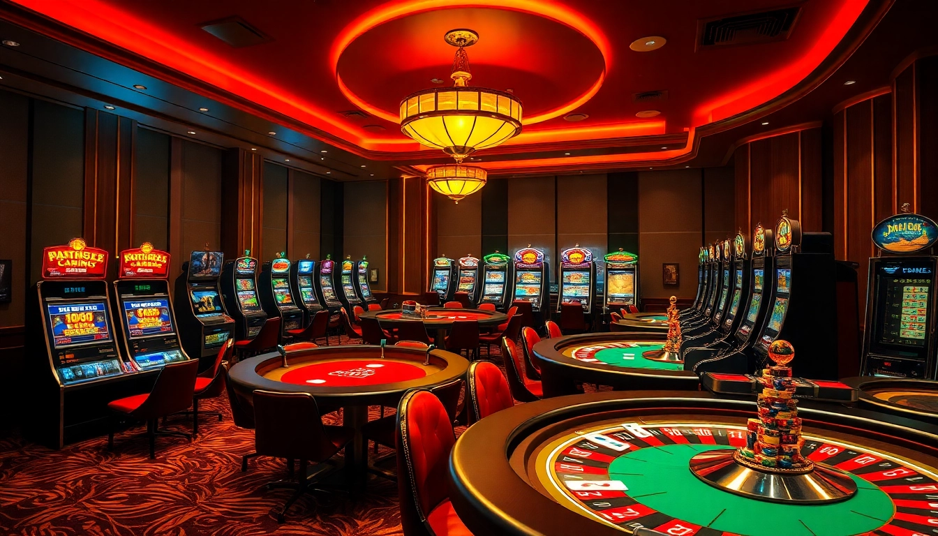 Engage in thrilling gaming action at https://1mm888.com/ with luxurious casino tables and vibrant slot machines.