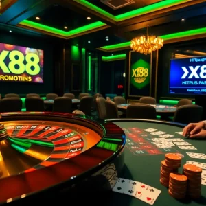 Experience top-notch gaming at https://xx88.promo/, featuring engaging roulette and poker action.