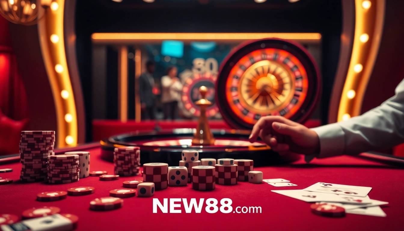 Experience the thrill of gambling at NEW88 com with vibrant tables and engaging gameplay.