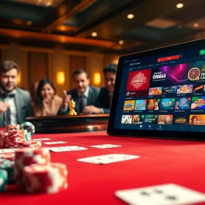 Players enjoying gambling at MB66's luxurious casino table with exciting gaming atmosphere.