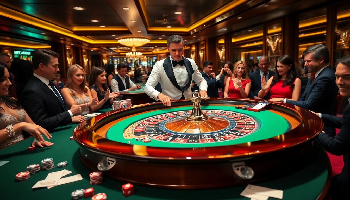 Experience the thrill of red88 vt gaming at a sophisticated roulette table.