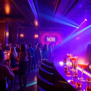Exciting nightlife at Club sxm with stunning performances and vibrant cocktails.