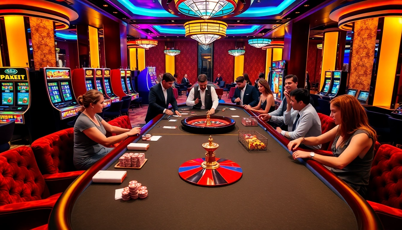 Experience the thrill of Lc88 casino with vibrant games and luxury atmosphere.
