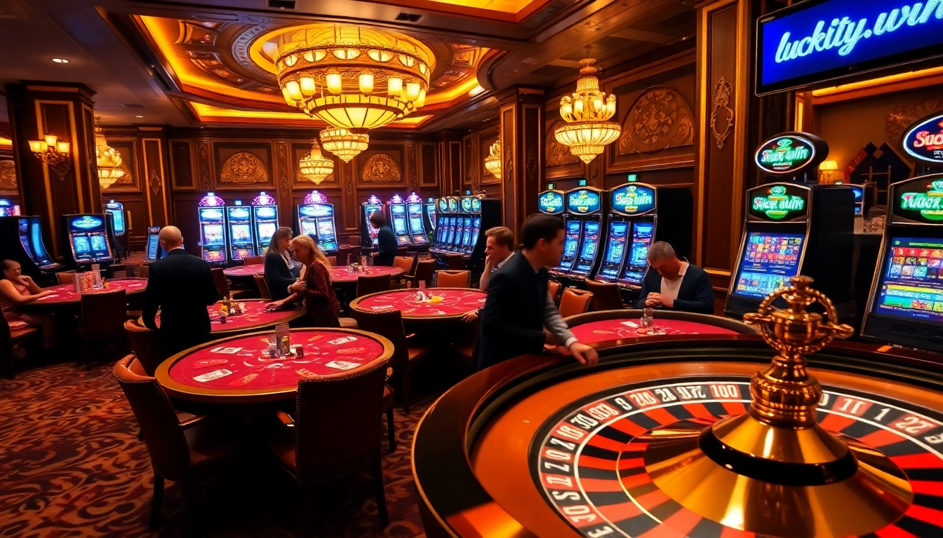 Experience thrilling gameplay at lucky.win with dynamic poker tables and casino excitement.