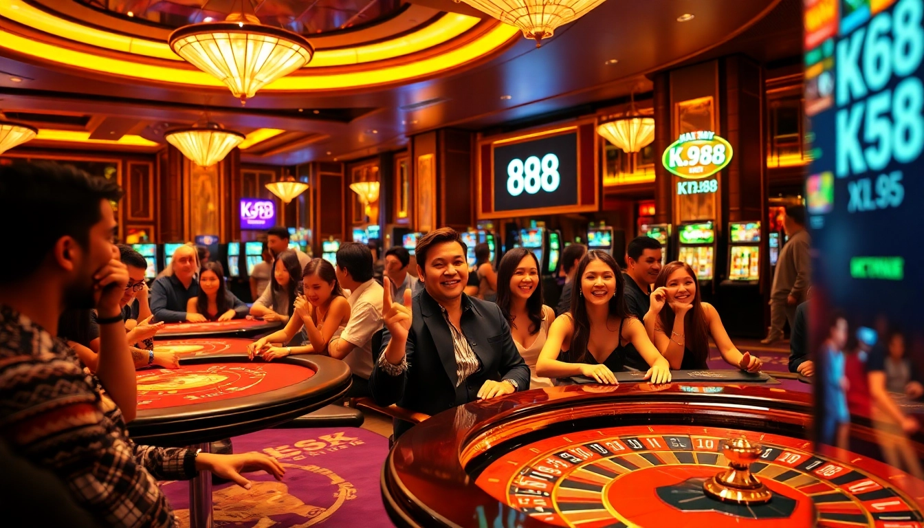Experience the thrill of KP 88 at a vibrant casino with exciting games and lively atmosphere.