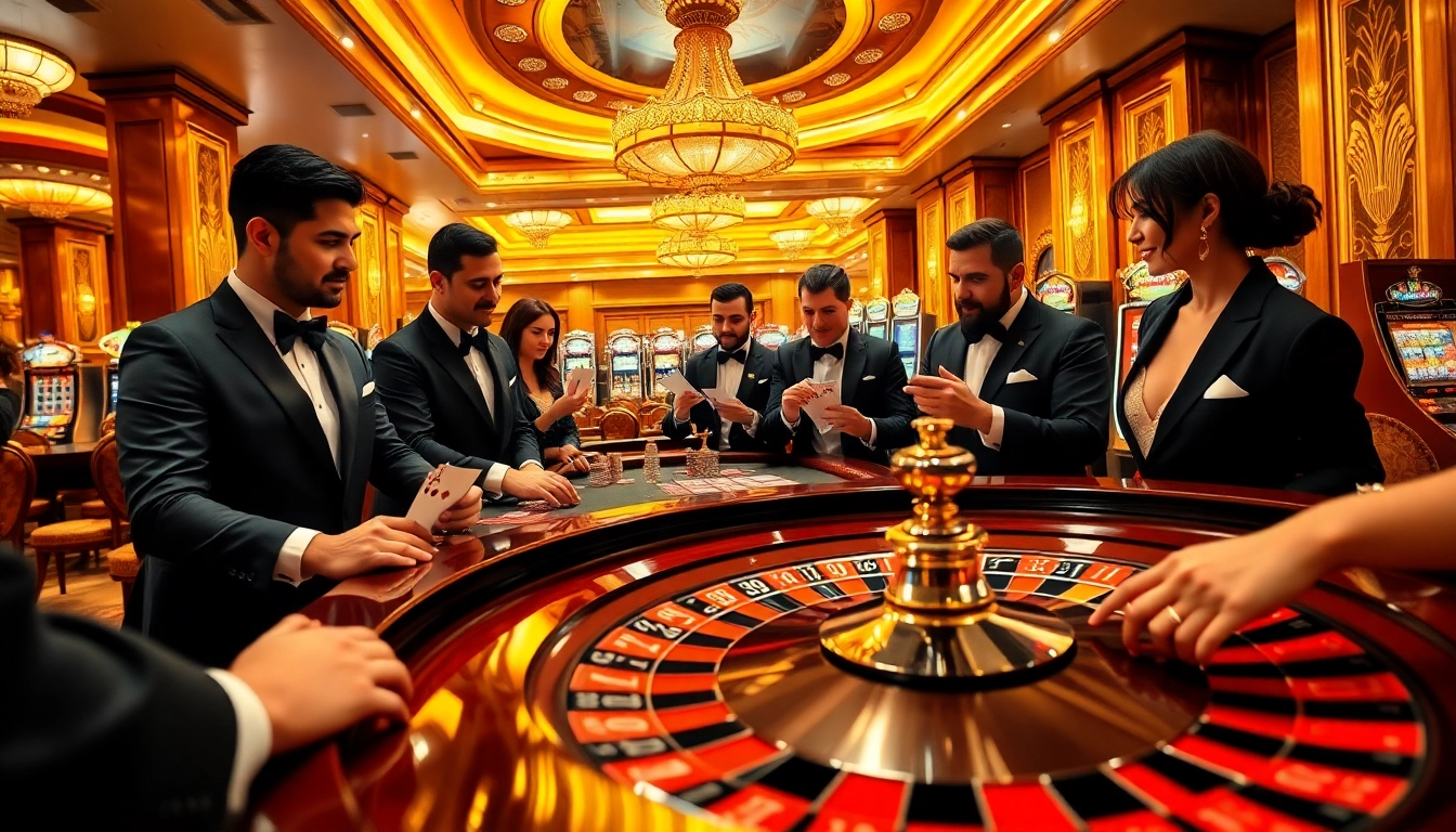 Experience the excitement of Luck8 casino with players winning at roulette and poker tables.