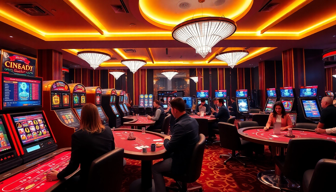 Exciting online gaming atmosphere at good88.hu.net with players enjoying various casino games.