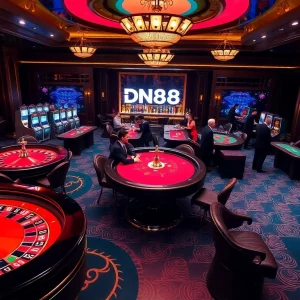 Experience the excitement of trang chu dn88 with vibrant casino games and elegant settings.