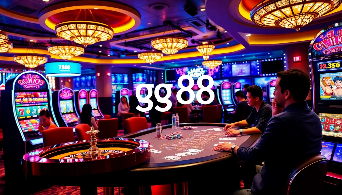 Experience the thrill of gg 88 with players engaged in exciting casino games.