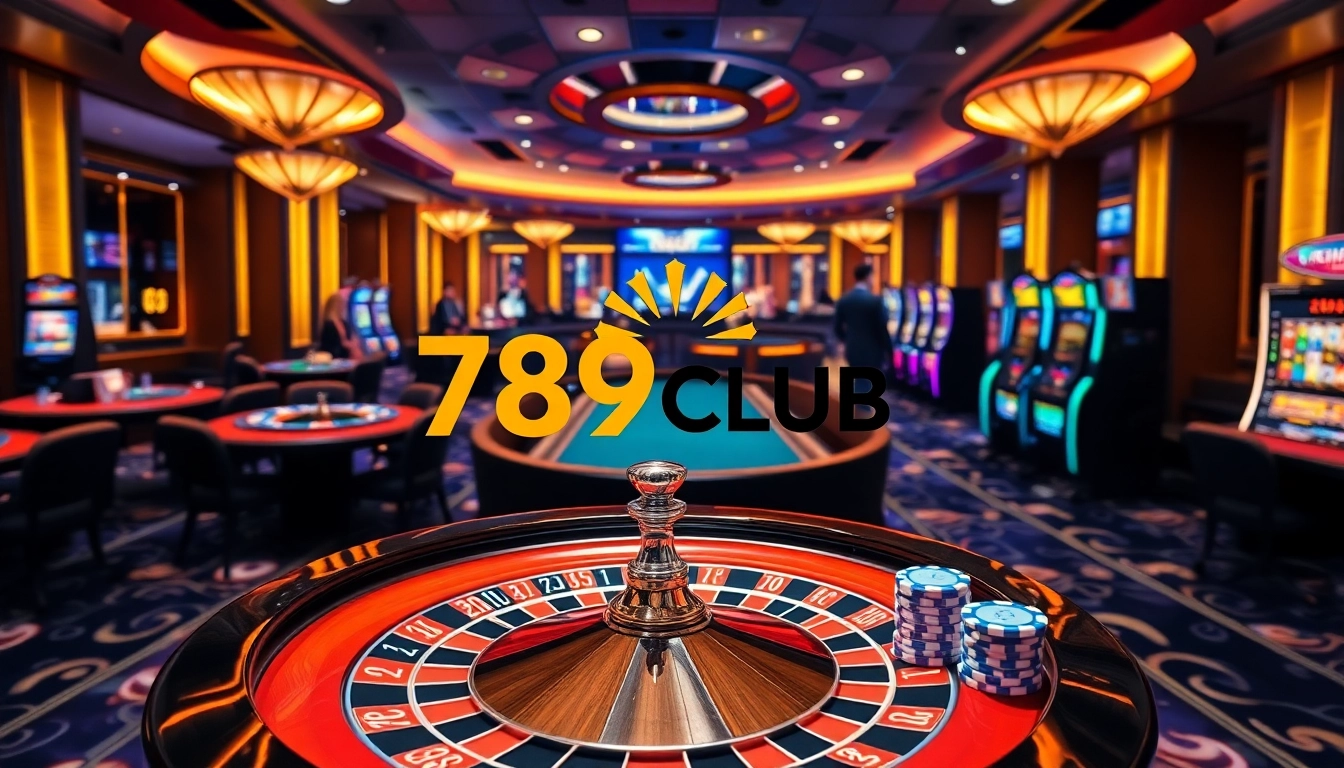 Players enjoying games at 789CLUB, featuring a vibrant casino atmosphere.