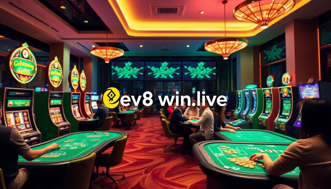 Experience the excitement at ev88win.live with players enjoying online casino games.