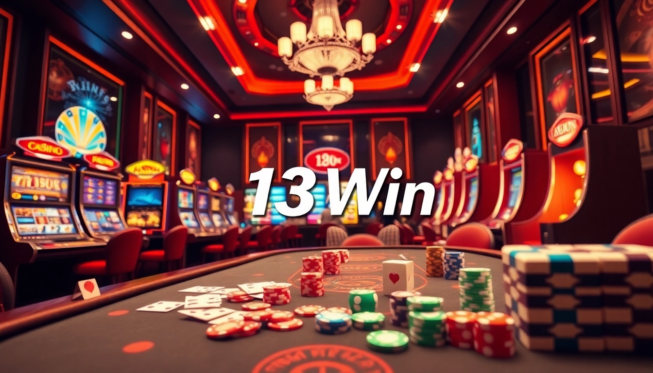 Experience the thrill of nhà cái 13Win with luxurious casino games and vibrant betting action.
