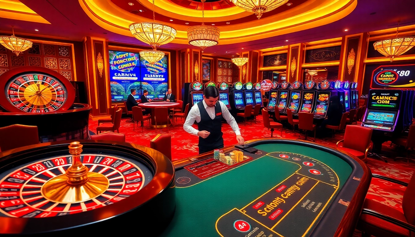 Experience high-stakes gambling at cm88.com with vibrant card games, roulette, and slot machines.