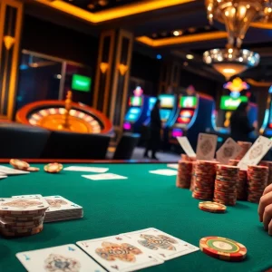 Experience the luxury of win55 com with poker tables, vibrant slot machines, and dynamic gameplay.