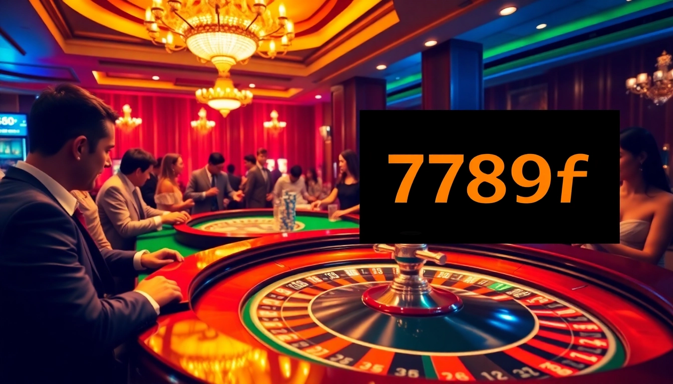 Players actively engaging with a roulette table at 789f, showcasing excitement and luxury in gaming.