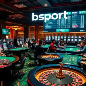 Experience the thrill of online gambling at bsport with exciting casino games and action.