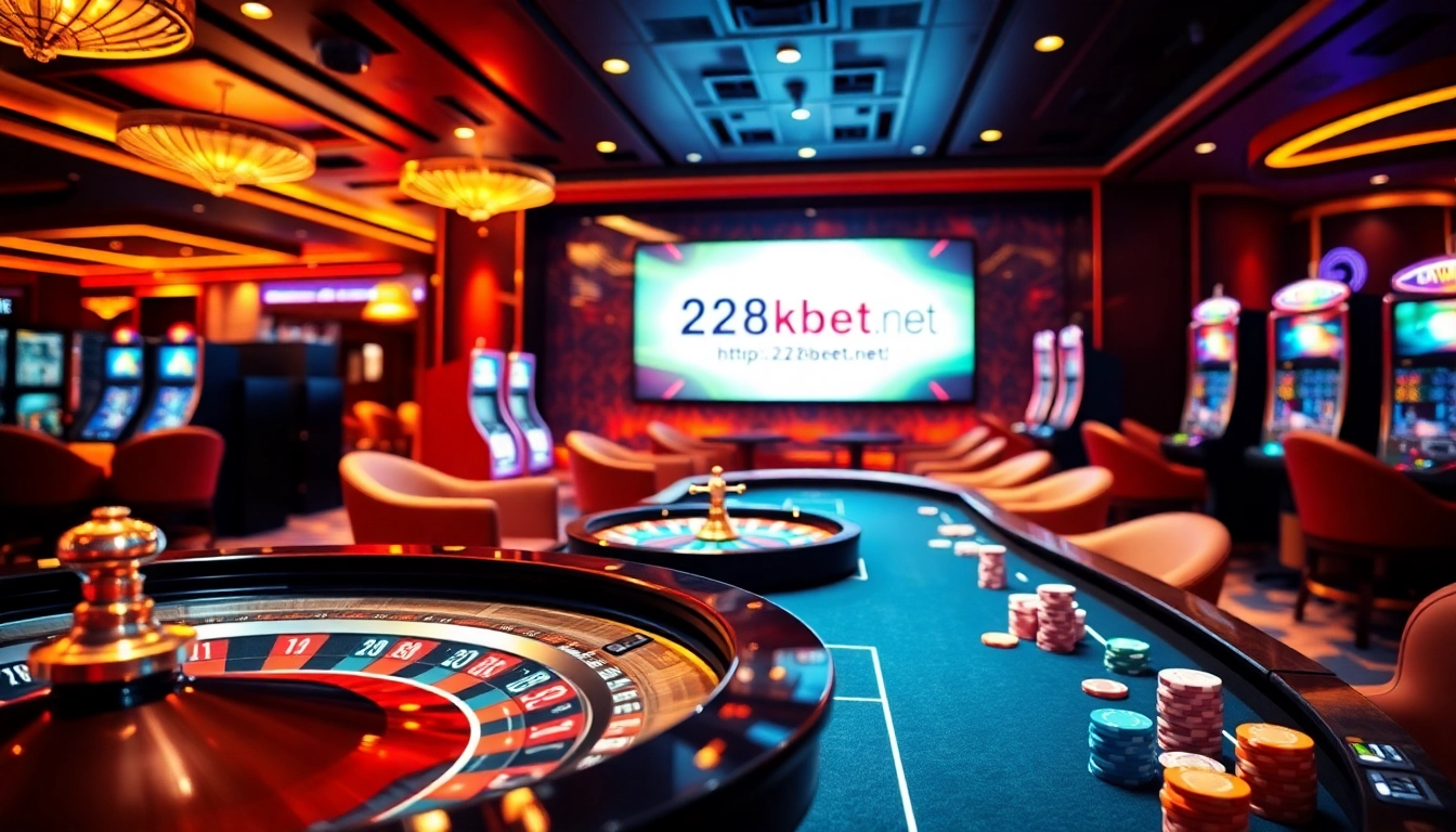 The thrill of gambling at http://228kbet.net/ with roulette, poker, and slot machines.