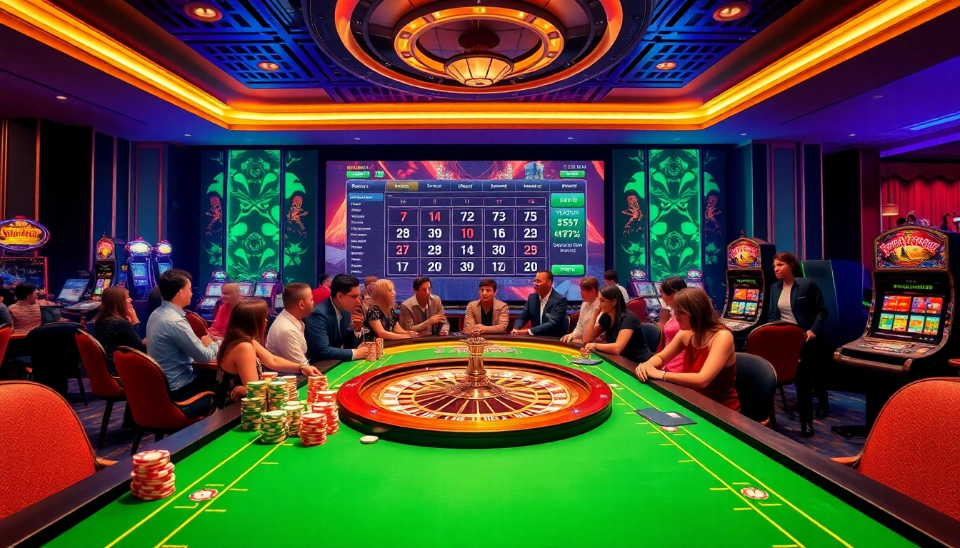 Experience thrilling games at https://kuwin1.club/ with vibrant casino tables and enthusiastic players.