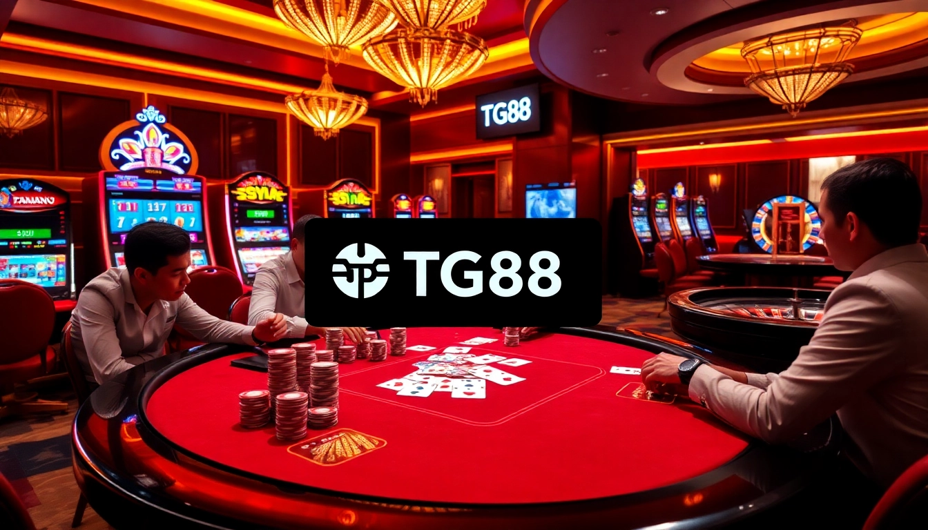 Experience thrilling poker excitement at TG88 Casino with vibrant gaming tables and real players.