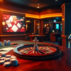Engaging online gambling experience at 39bet with luxurious casino elements.
