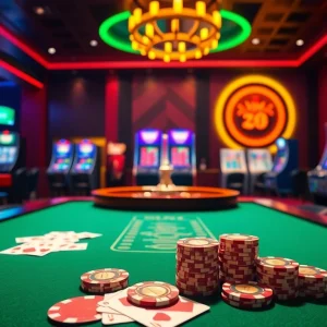 Experience excitement at xin88's luxurious online casino with high-stakes games and vibrant gaming atmosphere.