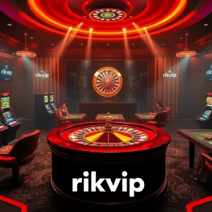 Experience the thrill at rikvip casino with vibrant roulette tables and engaging players.