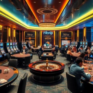 Experience the vibrant atmosphere of rikvip casino with exciting games and diverse players.